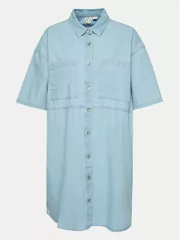 Джинсовое платье свободного кроя Roxy, синий