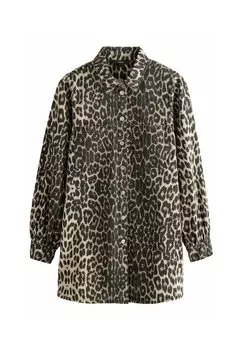 Джинсовое платье TALL FIT Next, коричневый