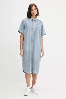 Джинсовое платье Tommy Jeans, синий