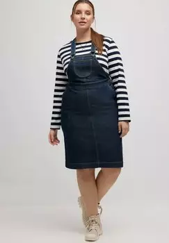 Джинсовое платье Ulla Popken, синий деним