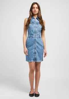 Джинсовое платье UNIONAL DRESS Lee, синий деним