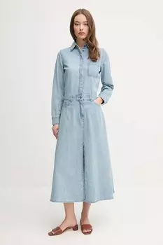 Джинсовое платье United Colors Of Benetton, синий