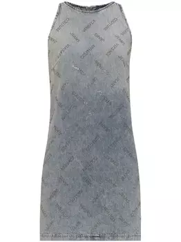 Джинсовое платье Versace Jeans Couture, серый