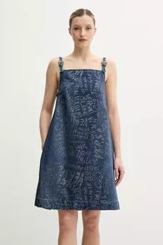 Джинсовое платье Versace Jeans Couture, темно-синий