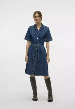 Джинсовое платье VMADAYA MIDI Vero Moda, деним
