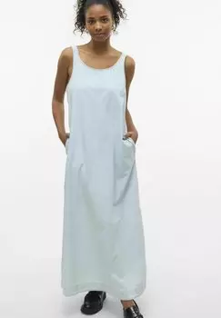 Джинсовое платье VMESTEEIDLLA LANGES - Maxi dress Vero Moda, цвет Light Blue Denim