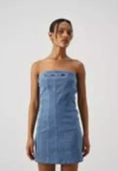 Джинсовое платье VMZOIE SHORT DRESS Vero Moda, светло-голубой