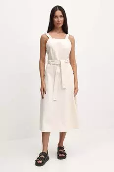 Джинсовое платье Weekend Max Mara, бежевый