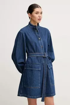 Джинсовое платье Weekend Max Mara, темно-синий