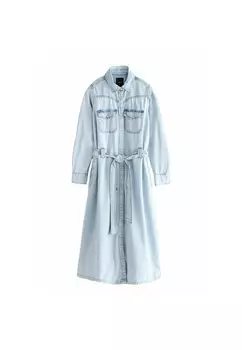 Джинсовое платье WESTERN MIDI - REGULAR FIT - Maxi dress Next, синий