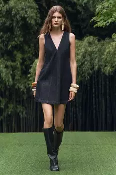 Джинсовое платье ZARA, синий