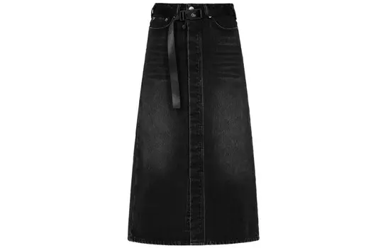 Джинсовое платье женское черное Evisu