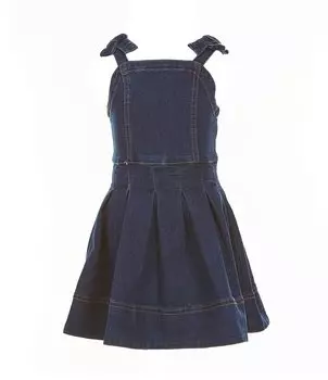 Джинсовое расклешенное платье Habitual Little Girls 2T-6, синий