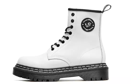 Джинсовые ботинки Martin Boot унисекс Vicki Brown, белый