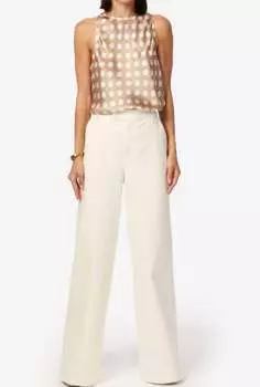 Джинсовые брюки Anais белого цвета Cami NYC