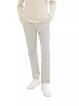 Джинсовые брюки-чиносы TOM TAILOR с эластичным наполнением Tom Tailor Denim, бежевый