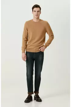 Джинсовые брюки цвета индиго с нормальной талией Network, темно-синий