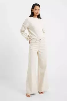 Джинсовые брюки Denver свободного кроя и широких брючин French Connection, белый