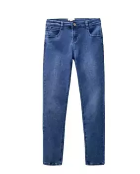 Джинсовые брюки для мальчика синего цвета с карманами Dadati
