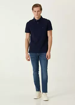 Джинсовые брюки индиго 7 For All Mankind