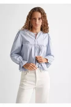 Джинсовые брюки из 100 % хлопка для мамы Mango, белый