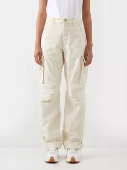 Джинсовые брюки карго bella Armarium, бежевый