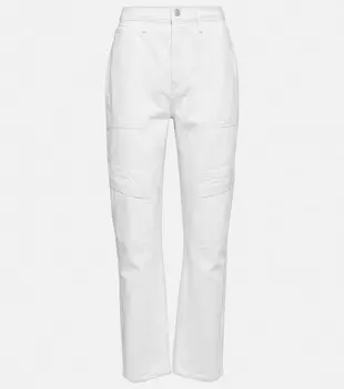 Джинсовые брюки карго Cooper с высокой посадкой AGOLDE, белый