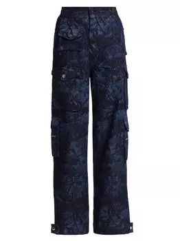 Джинсовые брюки карго EB Denim