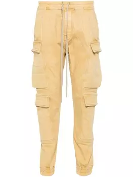 Джинсовые брюки-карго Rick Owens DRKSHDW, бежевый