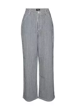 Джинсовые брюки Кэти, боковые карманы, нашивки, женские VERO MODA, цвет Medium