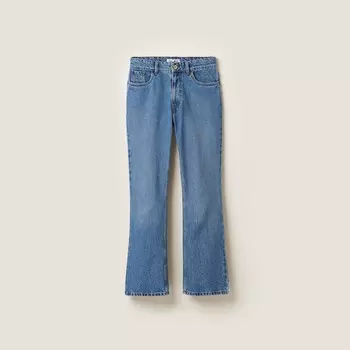 Джинсовые брюки Miu Miu, синий