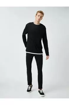 Джинсовые брюки мужские черные Koton, черный