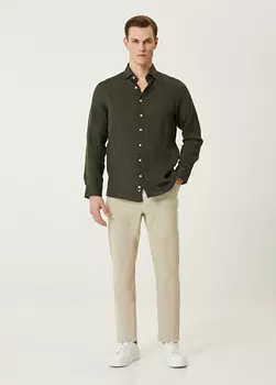 Джинсовые брюки Network, хаки