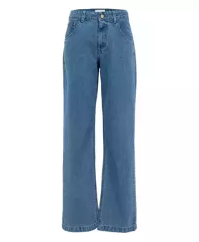 Джинсовые брюки палаццо в винтажном стиле Mvp Wardrobe, синий