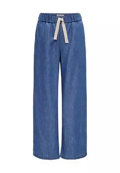 Джинсовые брюки, пояс на резинке, кулиска, детские ONLY, цвет Medium Blu