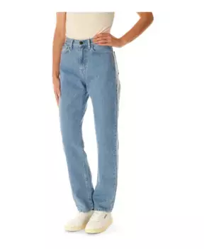 Джинсовые брюки прямого кроя с завышенной талией Carhartt Wip, синий