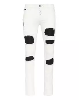 Джинсовые брюки Rock Star Fit PHILIPP PLEIN, цвет white dream