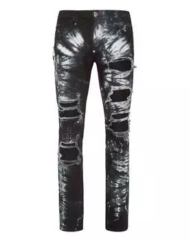 Джинсовые брюки Rock Star Fit PHILIPP PLEIN, цвет blue marble