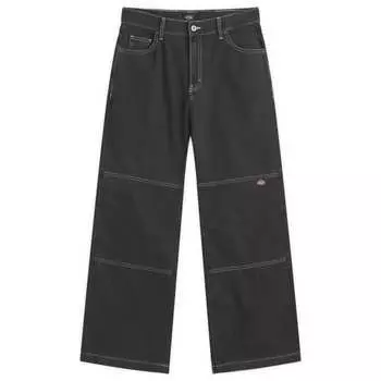 Джинсовые брюки с двойным коленом Dickies, черный