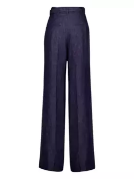 Джинсовые брюки с поясом Gabriela Hearst, синий