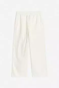 Джинсовые брюки с завязками Arket, белый