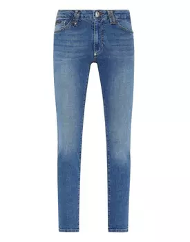 Джинсовые брюки Slim Fit Basic Philipp Plein, цвет Royalty