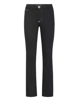 Джинсовые брюки стандартного кроя Philipp Plein, цвет Noir Plein