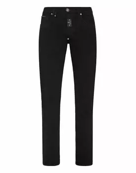 Джинсовые брюки Straight Supreme Philipp Plein, черный