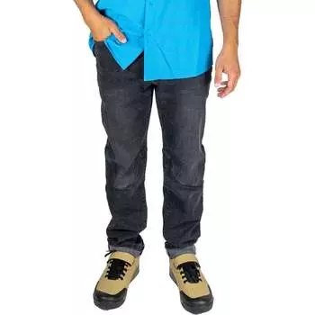 Джинсовые брюки стрейч со спицами Club Ride Apparel, черный