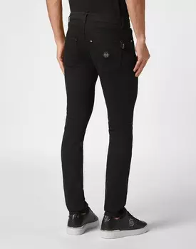 Джинсовые брюки Super Fit Philipp Plein, черный
