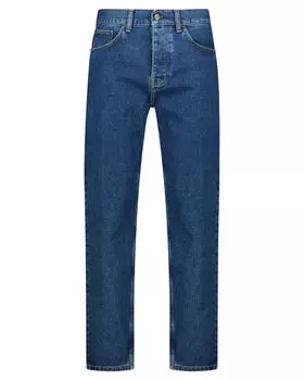 Джинсовые брюки свободного кроя зауженного кроя. Carhartt Wip, синий