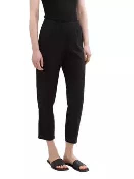 Джинсовые брюки TOM TAILOR 7/8 в полоску Tom Tailor Denim, черный