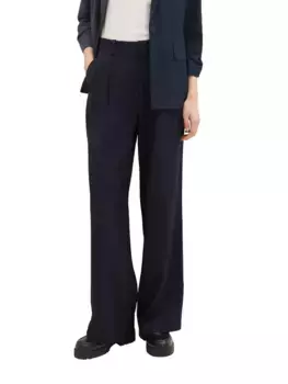 Джинсовые брюки TOM TAILOR с широкими штанинами из вискозы Tom Tailor Denim, синий