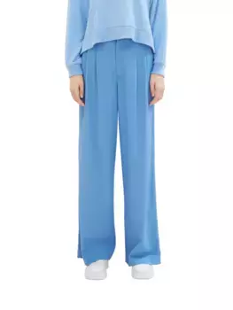 Джинсовые брюки TOM TAILOR с широкими штанинами из вискозы Tom Tailor Denim, синий